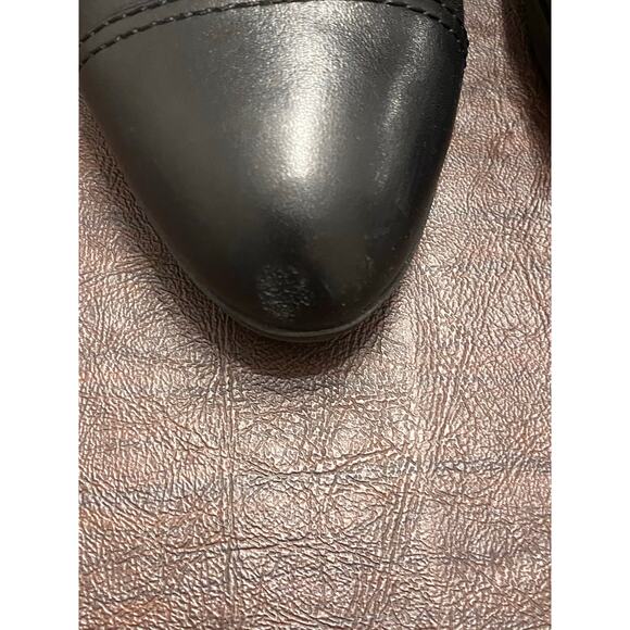 Franco Sarto Izaro Black Leather Lace Up Oxford Pump 7.5M Whimsigoth Steampunk - Picture 6 of 9